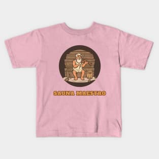 Sauna Maestro, Sauna Lover Kids T-Shirt